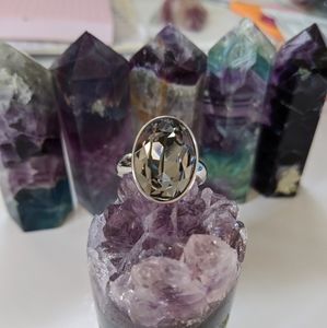 Touchstone Crystal Eclipse Ring size 8